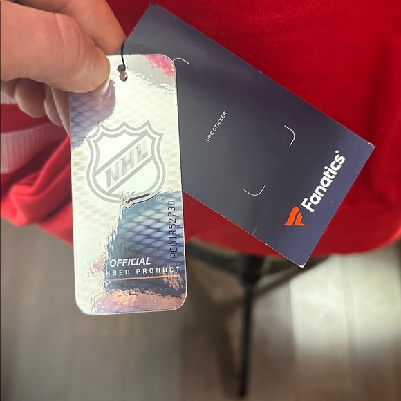 NWT Chicago Blackhawks Fanatics Women's Oversized Seize Pullover Hoodie - Red - Picture 8 of 10